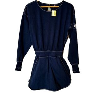 New Free People FP MOVEMENT Flow Skortsie $128 Navy Size XS Active Dress Comfy